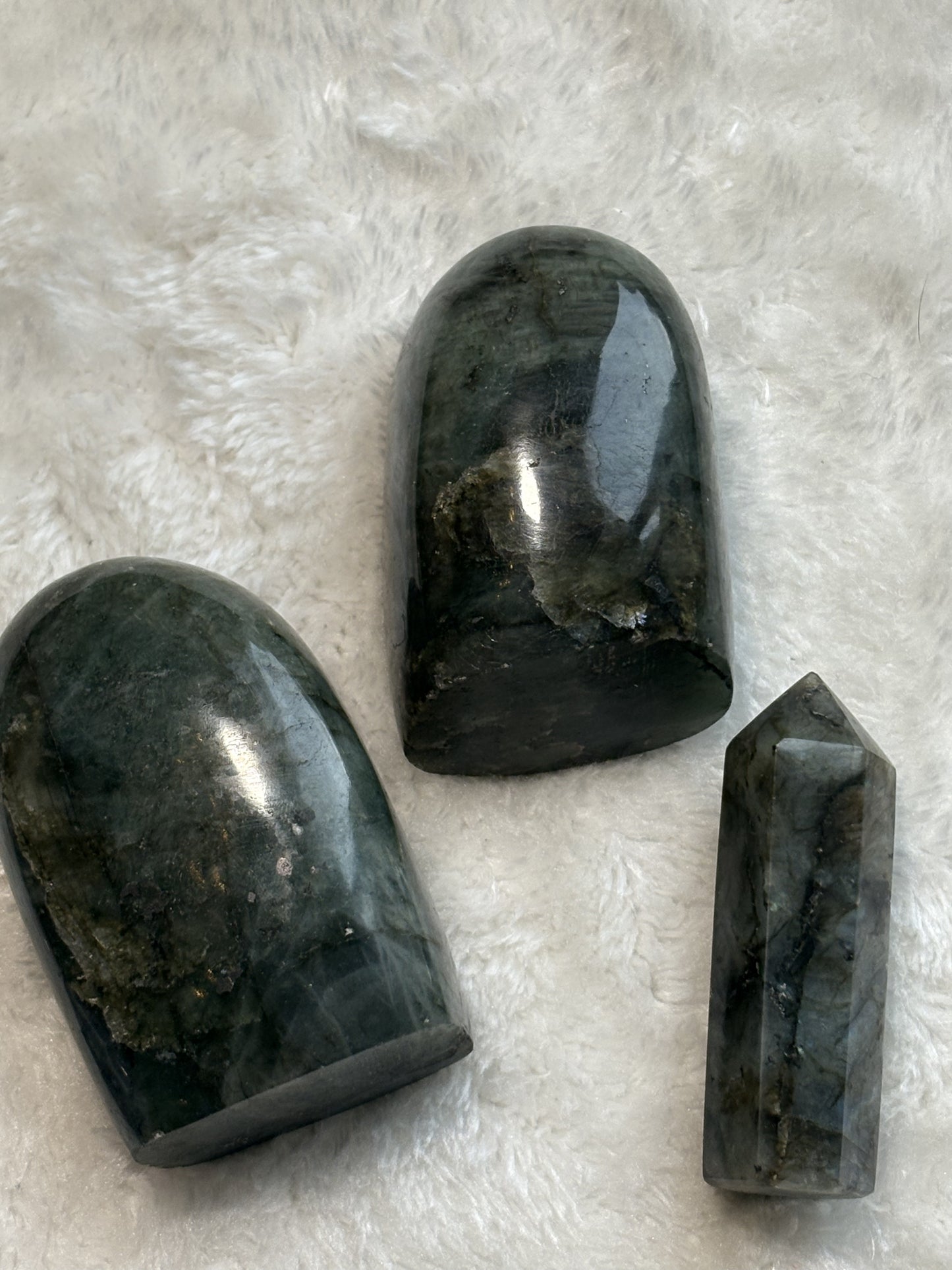 Labradorite polie et pointe