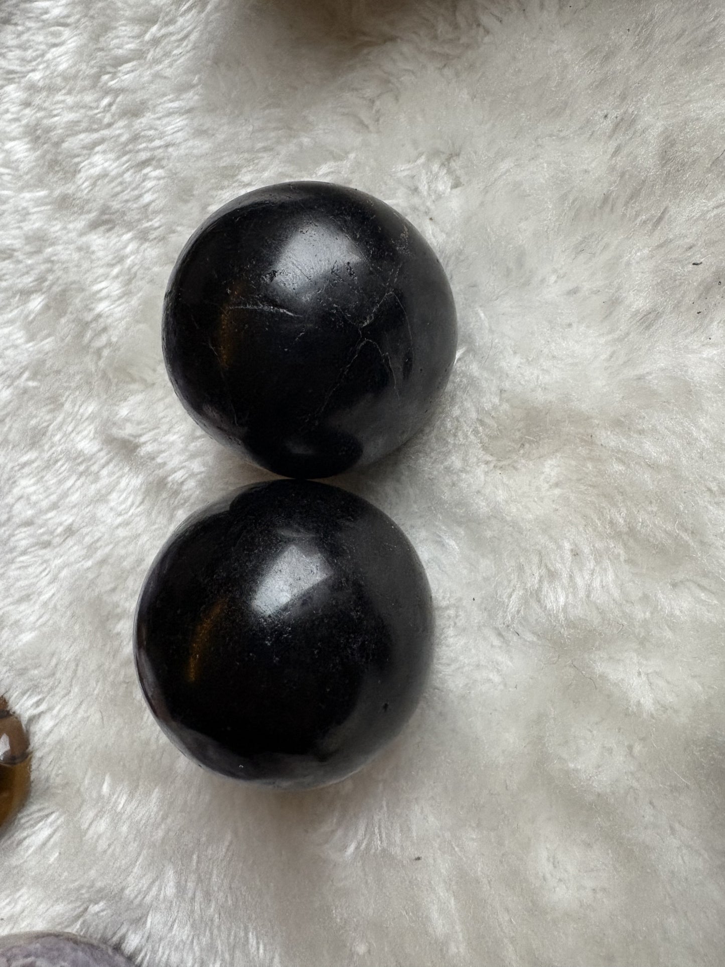 Petites sphères Tourmaline noire