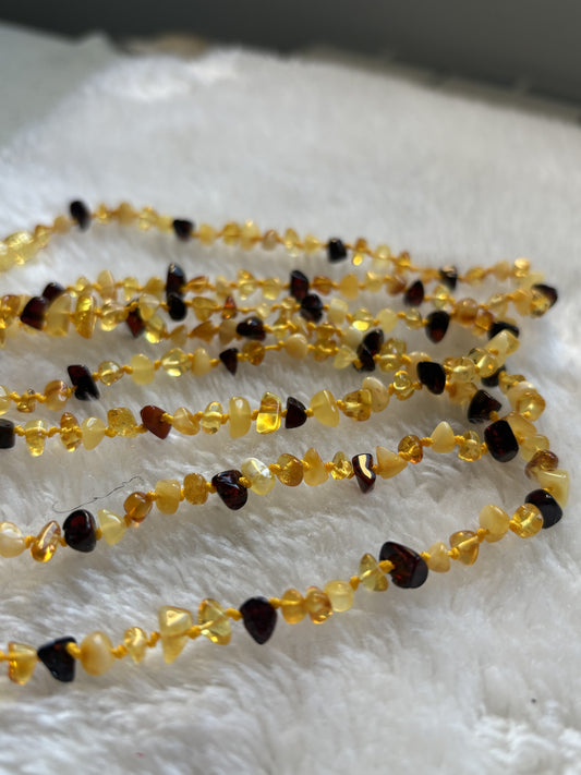Collier d’ambre enfants